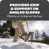 Yaktrax Adventure Grip – Durable Winter Traction Device with Stainless Steel Spikes for Ice and Snow, Flexible Thermoplastic Rubber Upper, Fits Various Footwear, Ideal for Hiking and Mountaineering(X-Large)