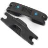 Yaktrax Quick Trax Studded Traction Shoe Bands (1 Pair), Black
