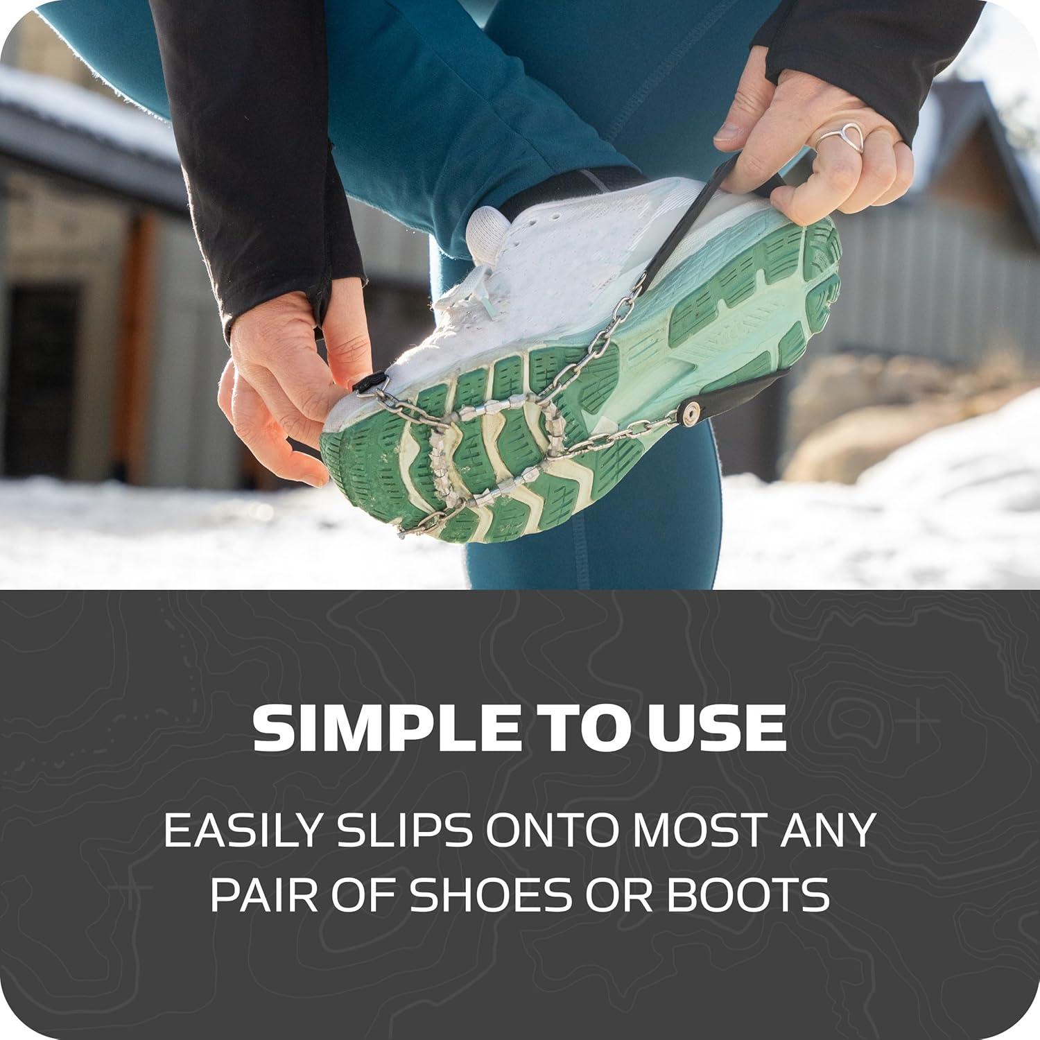 imageYaktrax Diamond Go All Surface Traction Cleats for Walking on Ice and SnowMedium