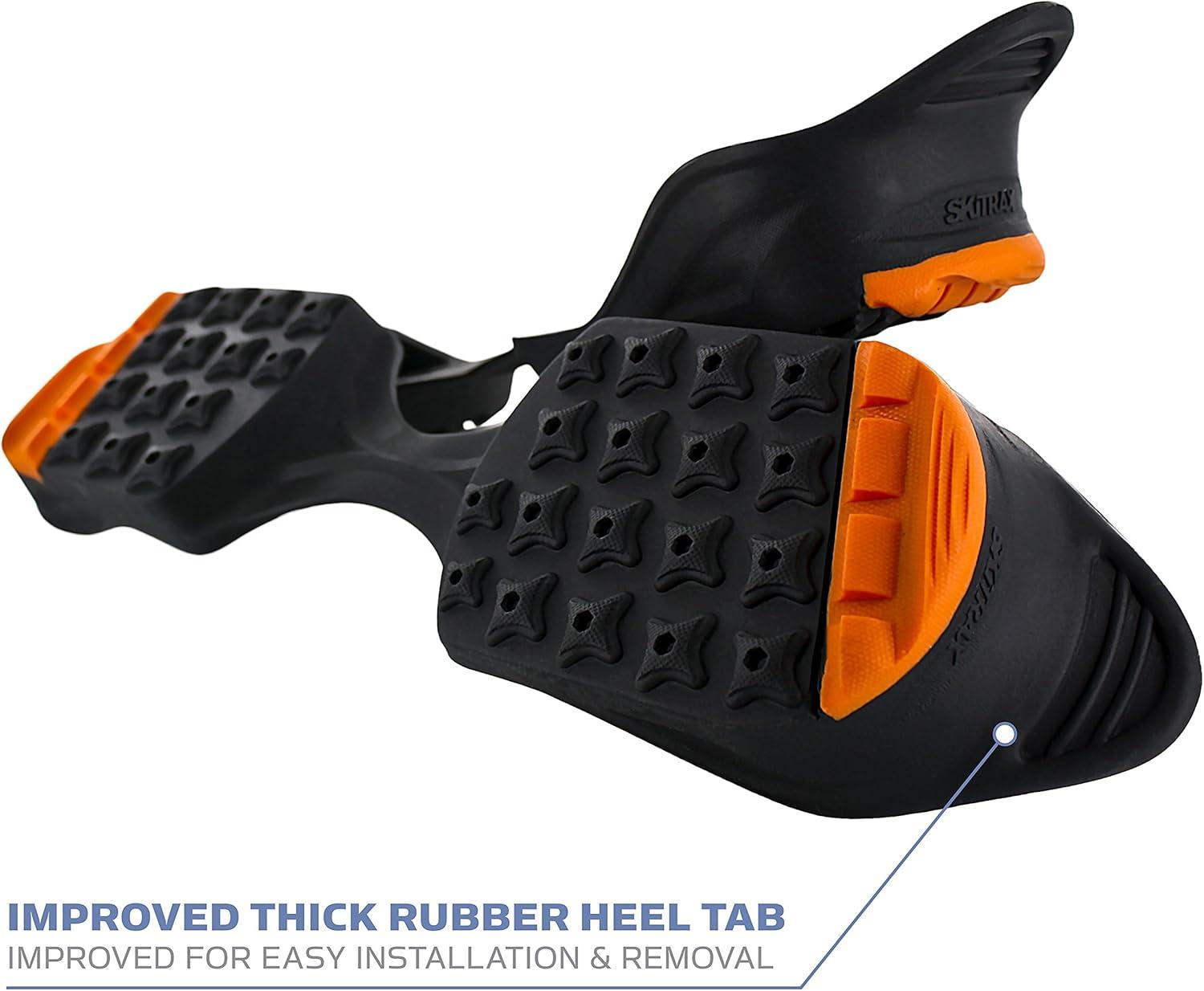 imageYaktrax SkiTrax Ski Boot Tracks Traction and Protection Cleats 1 PairLarge Shoe Size W 1315M 12135