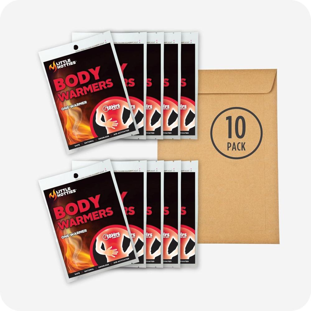 imageLittle Hotties Body Warmers Bundle LongLasting Heat Pads for Cold Weather Comfort10Pack