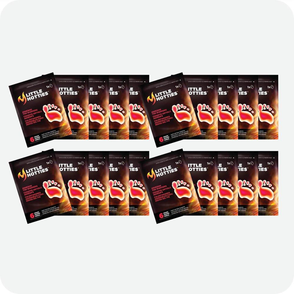 imageLittle Hotties Toe Warmers Adhesive Foot Warmers for Cold Weather Comfort20 Pack