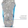 Yaktrax Ascent Anti-Slip Crampons: Aggressive Ice & Snow Traction Device, 16 Stainless-Steel Spikes, Perfect for Hiking, Fishing, Walking, Climbing, Mountaineering, For Men, Women, and Youth, (1 Pair)