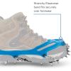 Yaktrax Ascent Anti-Slip Crampons: Aggressive Ice & Snow Traction Device, 16 Stainless-Steel Spikes, Perfect for Hiking, Fishing, Walking, Climbing, Mountaineering, For Men, Women, and Youth, (1 Pair)