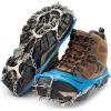 Yaktrax Ascent Anti-Slip Crampons: Aggressive Ice & Snow Traction Device, 16 Stainless-Steel Spikes, Perfect for Hiking, Fishing, Walking, Climbing, Mountaineering, For Men, Women, and Youth, (1 Pair)