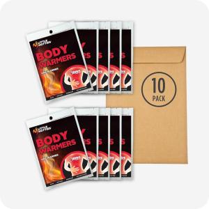 Little Hotties Body Warmers Bundle – Long-Lasting Heat Pads for Cold Weather Comfort(10-Pack)