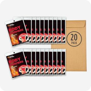 Little Hotties Body Warmers Bundle – Long-Lasting Heat Pads for Cold Weather Comfort(20-Pack)