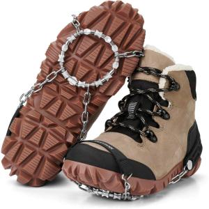 Yaktrax Diamond Go All Surface Traction Cleats for Walking on Ice and Snow(Medium)