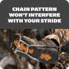 Yaktrax Quick Chains Traction Cleats – 360-Degree Grip on Snow, Ice, & Multi-Terrain Surfaces – Abrasion & Rust Resistant – Unisex(Medium)