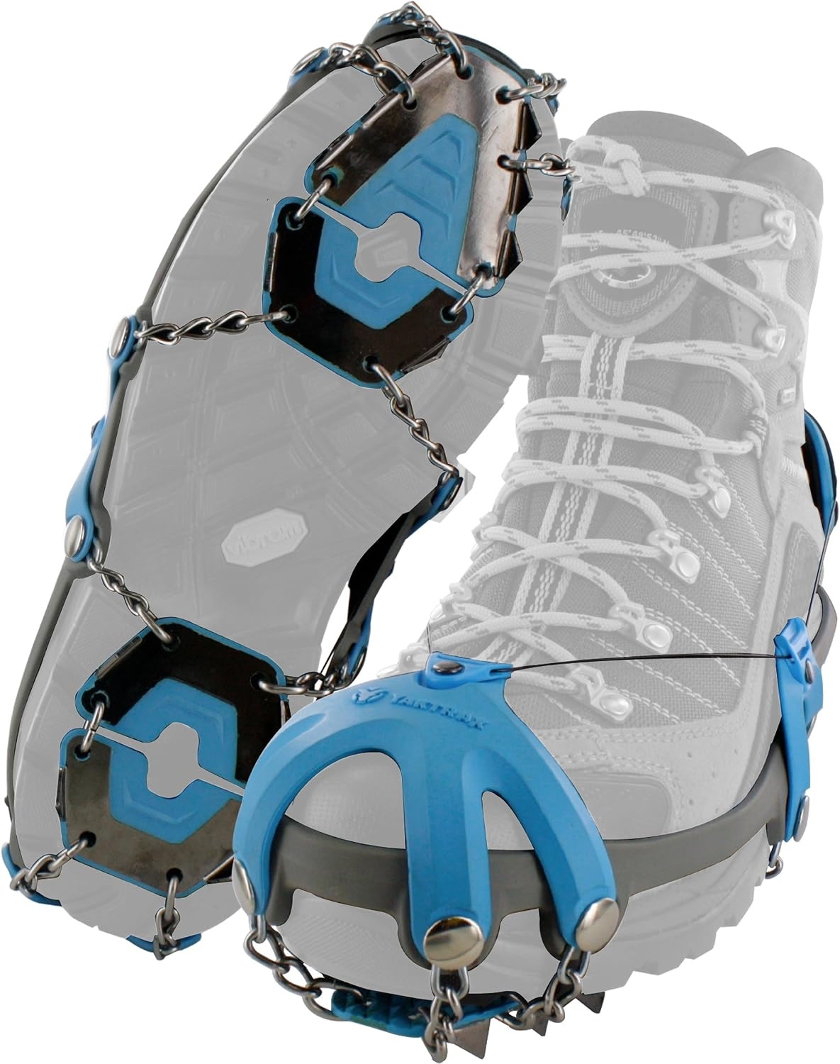 image:imageYaktrax Summit Heavy Duty Traction Cleats with Carbon Steel Spikes for Snow and Ice 1 PairSmall Shoe Size W 6510M 585
